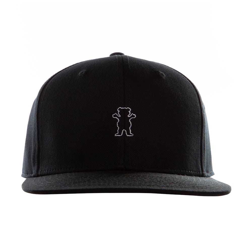 Jockey Negro Grizzly Griptape Og Tiny Bear Snapback Raised Embroidery