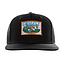 Jockey Negro Grizzly Griptape Staycation Snapback Bange Woven Labelwith Emb/Raised Edge