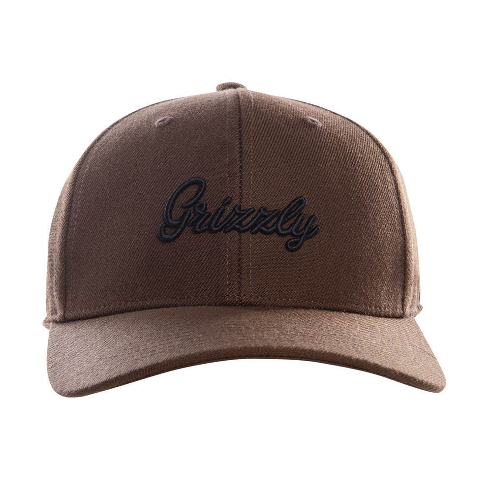 Jockey Café Grizzly Griptape Curvo Elastico Hat Direct Flat Embroidery