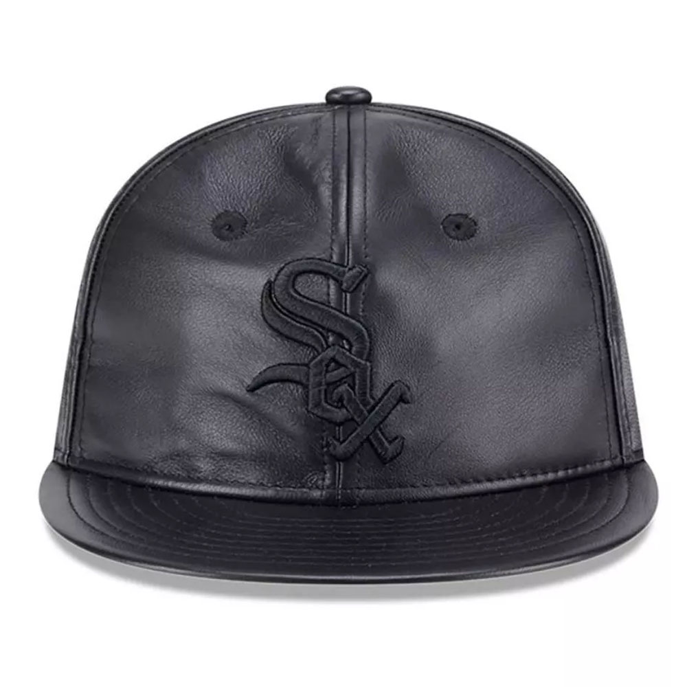 Jockey Gorra New Era 9Fifty MLB Chicago White Sox Genuine Leather Negro