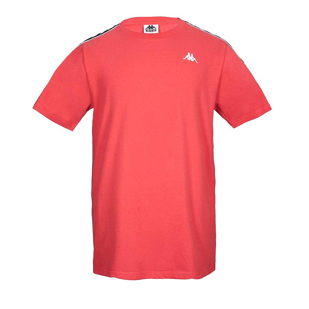 Polera Hombre Kappa Rojo Deportiva Urbana