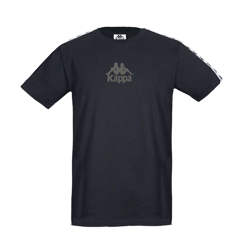 Polera Hombre Kappa Negro Deportiva Casual