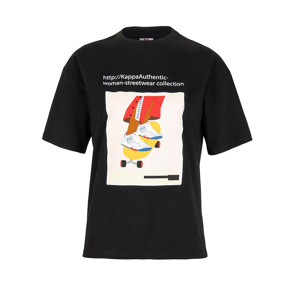 Polera De Mujer Kappa Link Collection Negro