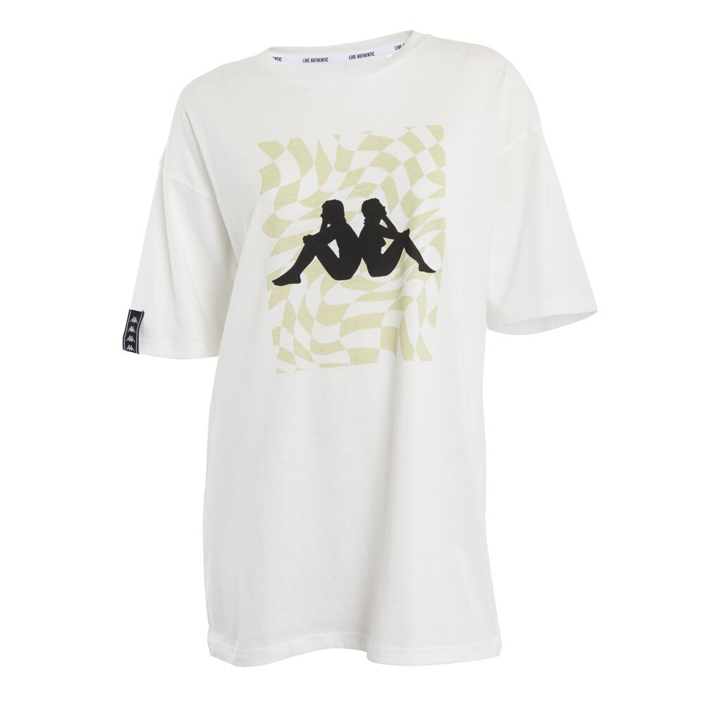 Polera Mujer Kappa Beige Deportiva Confort