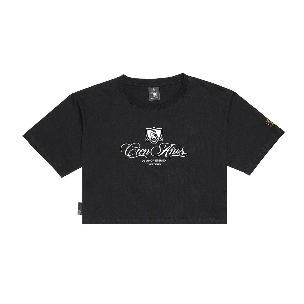 Polera Crop De Mujer Colo Colo Centenario 100 años