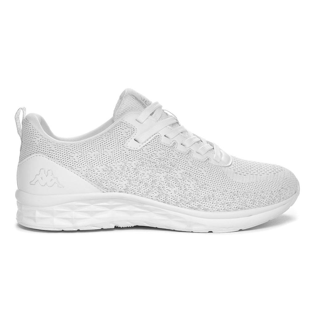 Zapatilla Urbana Mujer Kappa Logo Rostiew White Grey Silver