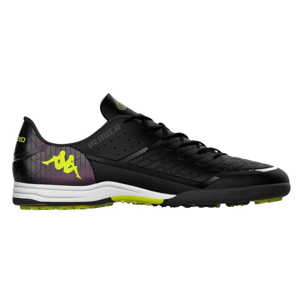 Zapatilla Baby Fútbol Niño Kombat Player Turf Negro Amarillo