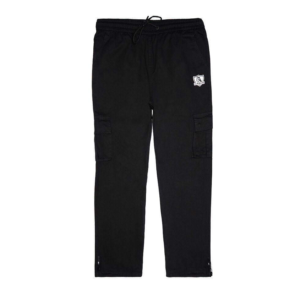 Pantalon De Hombre Colo Colo Urbano Cargo Negro