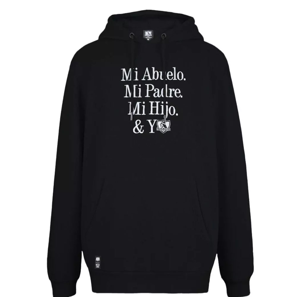 Poleron De Hombre Colo Colo Mi Abuelo Mi Padre Mi hijo y..