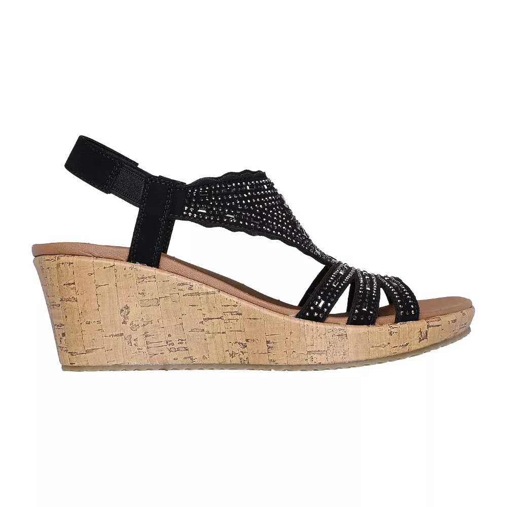 Sandalias Urbanas Mujer Skechers Beverlee Negro