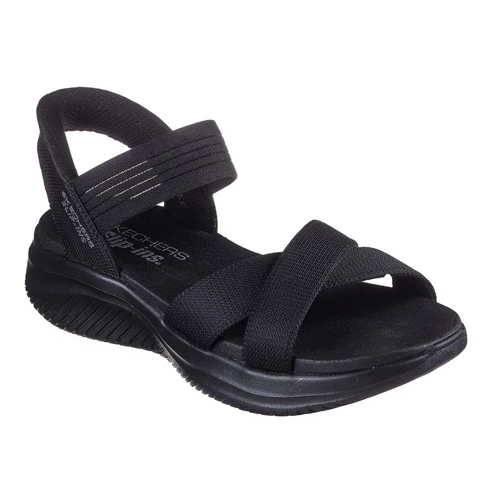 Sandalia Mujer Skechers Slip‑ins: Ultra Flex 3.0 Negro