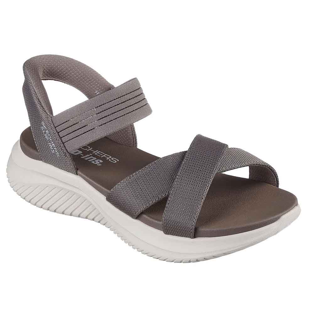 Sandalias Urbanas Mujer Skechers Ultra Flex 3.0 Never Better Beige