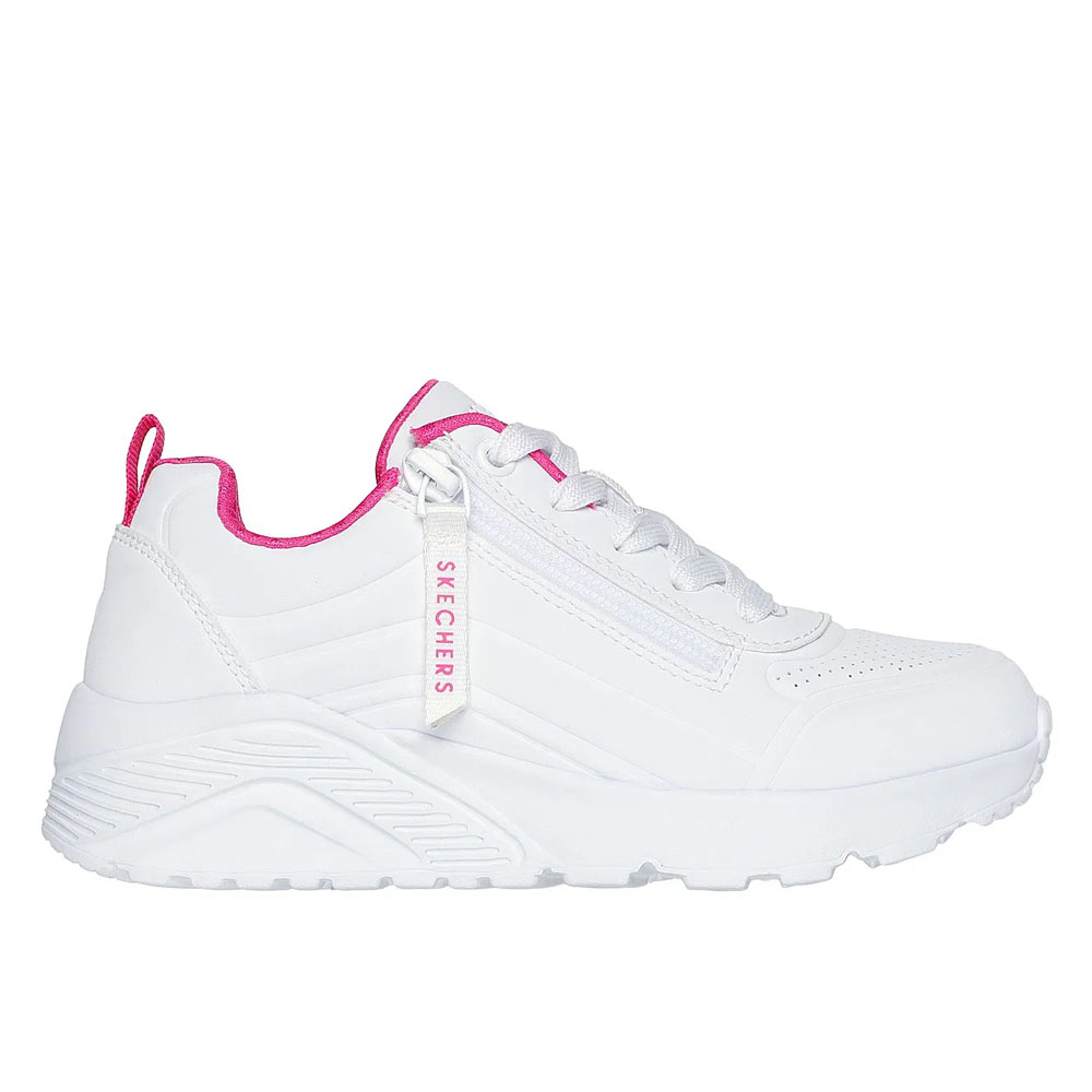 Zapatillas Niñas Skechers UNO Lite Easy Zip Blanco