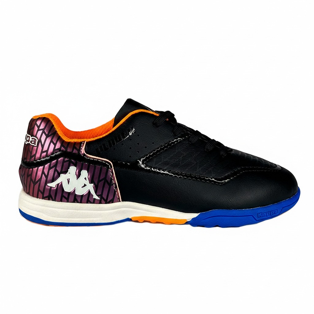 Zapatilla Baby Fútbol Niño Kappa Kombat Turf Negro
