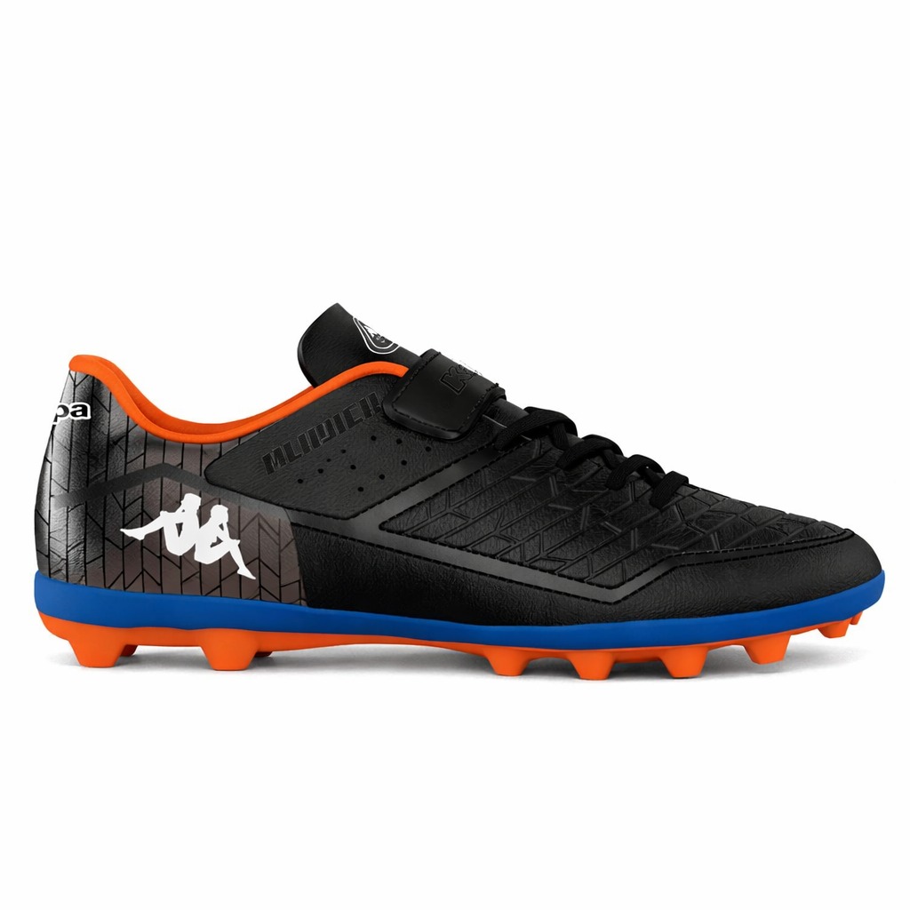 Zapatilla Fútbol Niño Kappa Kombat Player Negro Rojo