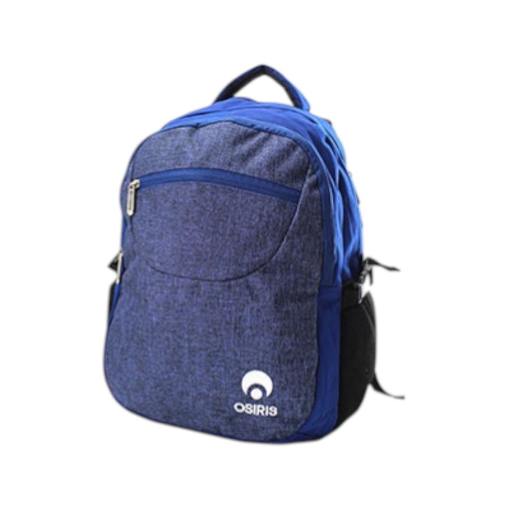 Mochila Osiris Escolar Trabajo Compacta Resistente Azul