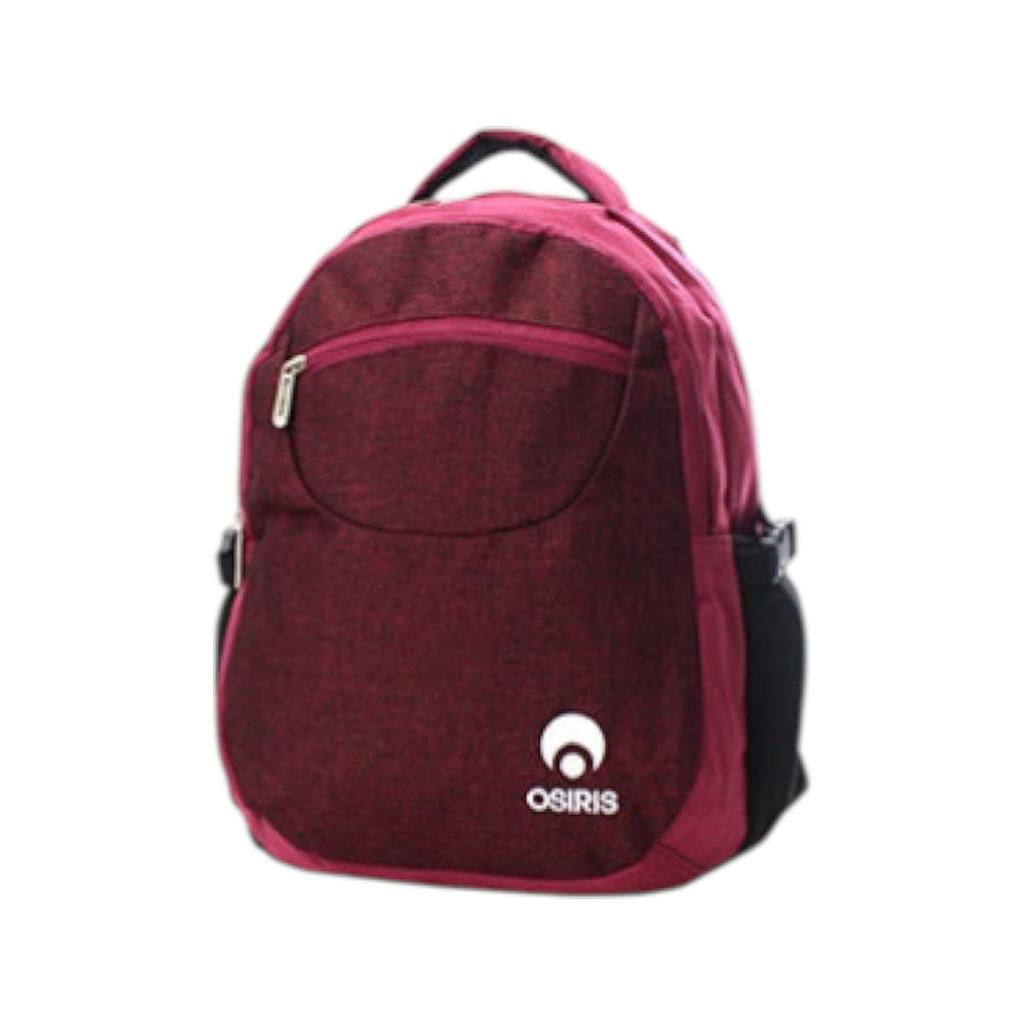 Mochila Osiris Escolar Trabajo Compacta Resistente Rojo