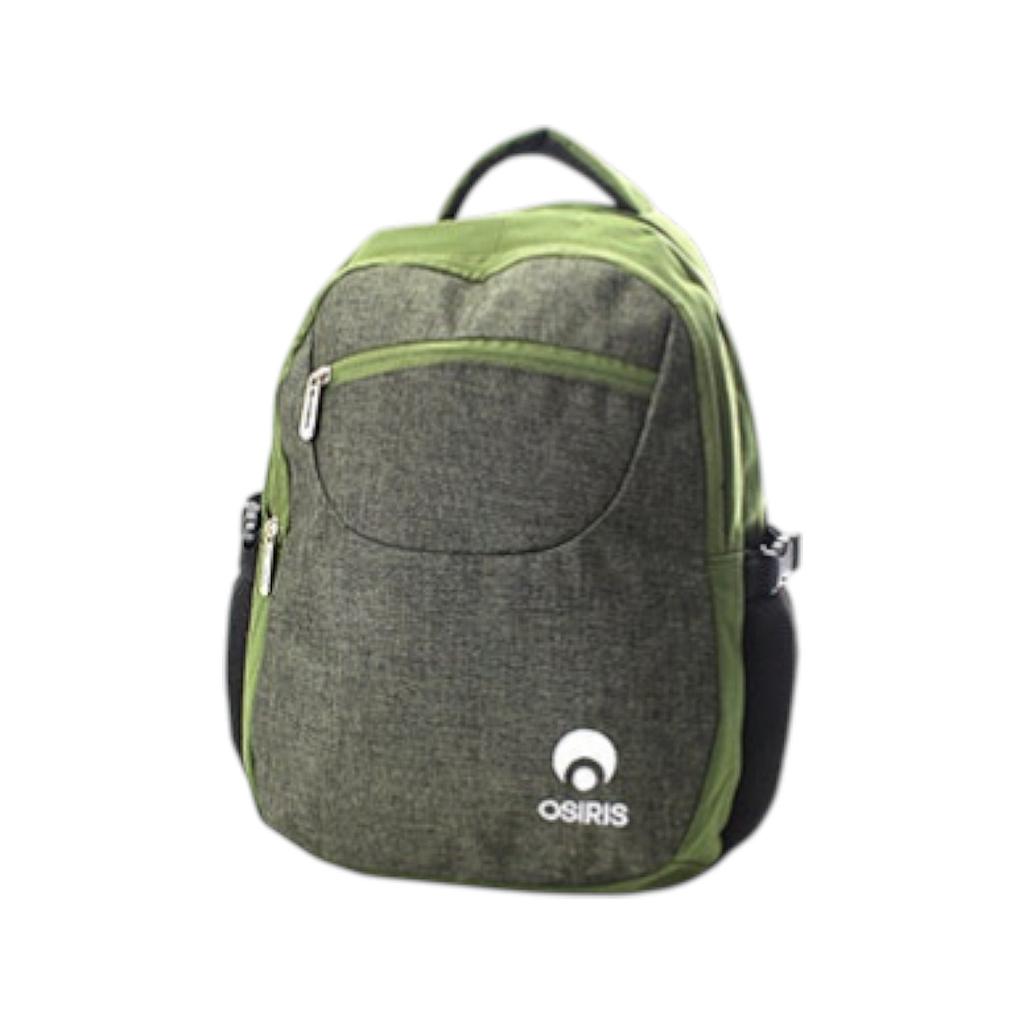 Mochila Osiris Escolar Trabajo Compacta Resistente Verde