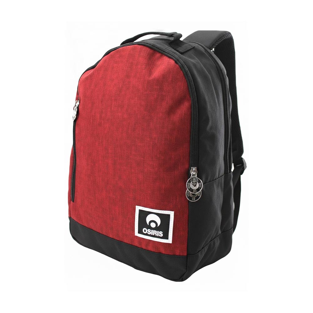 Mochila Osiris Escolar Trabajo Liviana Funcional Rojo