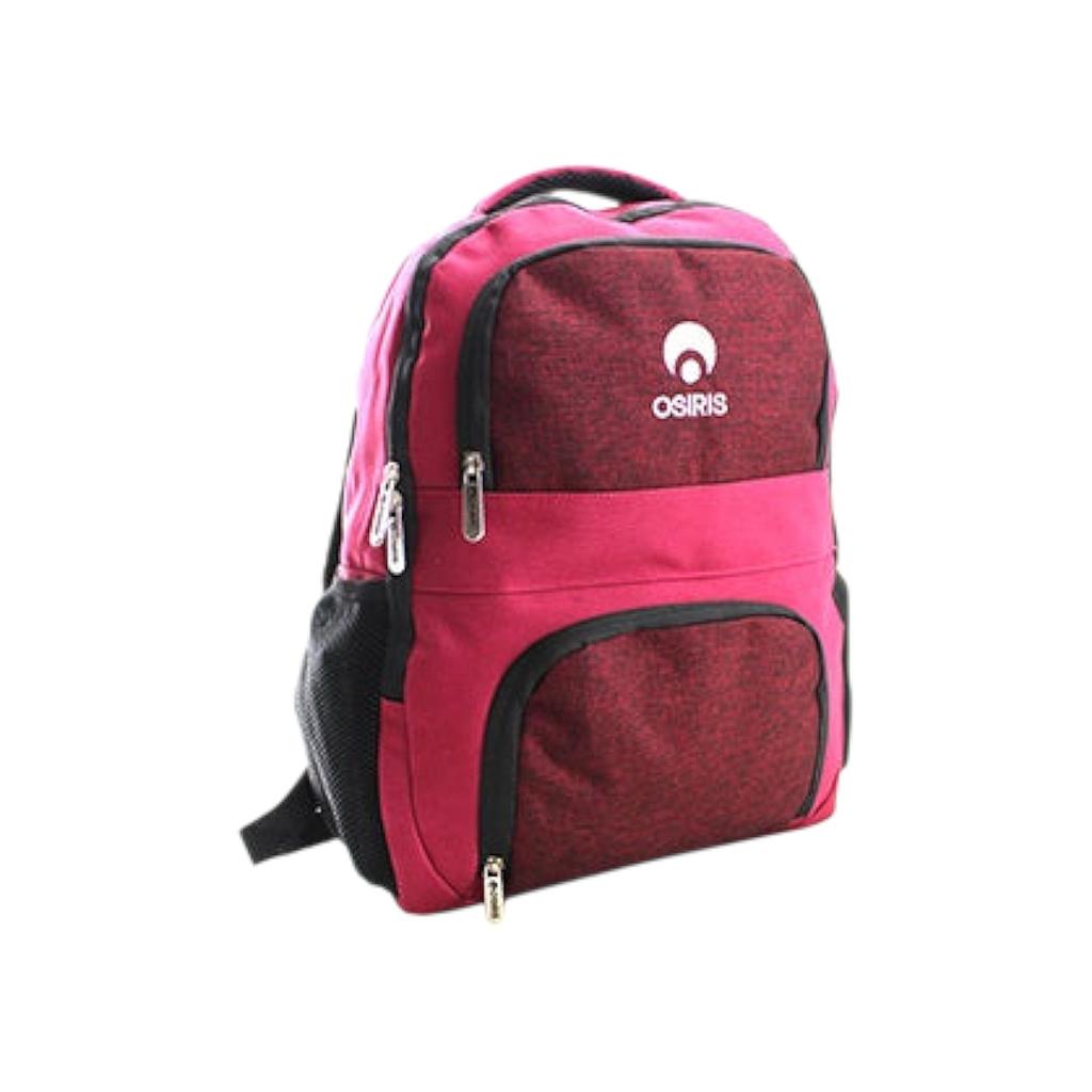 Mochila Osiris Urbana Trabajo Multi Bolsillos Rojo