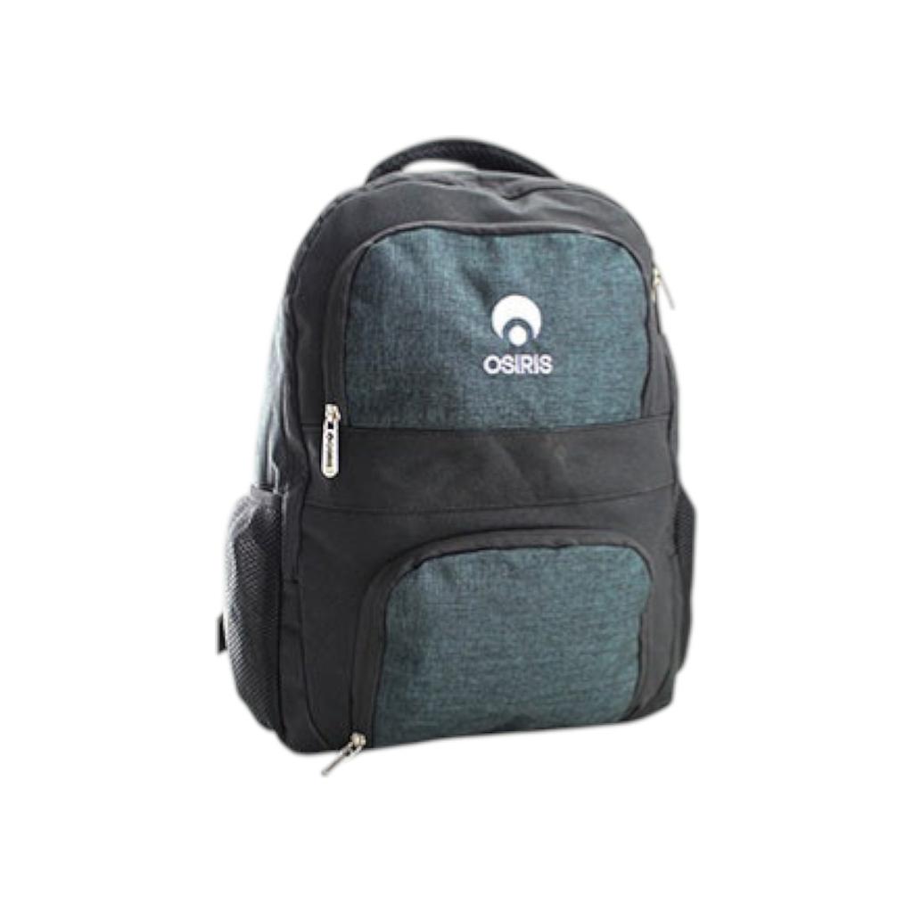 Mochila Osiris Escolar Trabajo Multi Bolsillos Verde