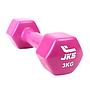 vinyl dipping hex dumbbell 3 kg