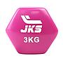 vinyl dipping hex dumbbell 3 kg