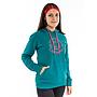 POLERON HOODIE MUJER SPITIFIRE TURQUESA