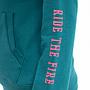 POLERON HOODIE MUJER SPITIFIRE TURQUESA