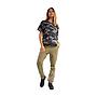 Jogger Mujer Spitfire 360° con Llamas Verde