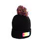 GORRO LANA NIÑO SPIRFIRE POMPON NEGRO