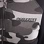 Polerón con Cierre y Capucha para Mujer Spitfire 360° Camuflaje Negro
