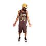 NBA LUX BROWN SWINGMAN JERSEY LAKERS 1996 SHAQUILLE O'NEAL