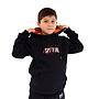 Poleron canguro con capucha de niño spitfire long fit fire negro