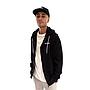 Poleron Full Zipper Con Capucha Spitfire Hombre Negro