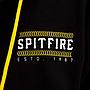 Poleron Full Zipper Spitfire Wheels Hombre Negro