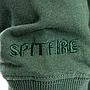 Poleron Full Zipper Spitfire Big Head Hombre Verde Oscuro
