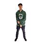Poleron Hoodie Spitfire Con Capucha Hombre Verde Oscuro