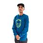 Poleron Crew Spitfire Bighead Hombre Azul