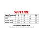 Polera de manga corta spitfire tye dye negro bighead emblem ii street culture season