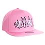 Gorro snapback spitfire black fire rosa