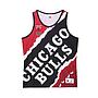Tank Top Nba Jumbotron 2.0 Mesh Tank Hardwood Classics Chicago Bulls Original Team Colors Mitchell And Ness