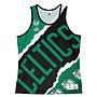 Tank Top Nba Jumbotron 2.0 Sublimated Tank HC Boston Celtics Original Team Colors Mitchell And Ness