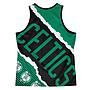 Tank Top Nba Jumbotron 2.0 Sublimated Tank HC Boston Celtics Original Team Colors Mitchell And Ness