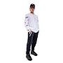 Polera Cac1ke Manga Larga Estampada Blanco