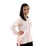 Polerón mujer con capucha full zipper tie dye rosado