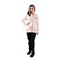 Polerón mujer con capucha full zipper tie dye rosado