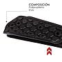 Canilleras De Futbol Cac1Ke Pluma Negro-Rojo
