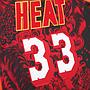 Polera Nba 4.0 Polera Jersey Heat 96 Alonzo Mourning Mitchell And Ness