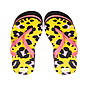 Sandalias Hawaianas Animal Print c/Plataforma Amarillo Hang Loose